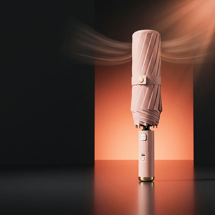 Auto UV Fan Umbrella